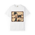 No Witnesses No Evidence Funny Black Cat Graphic T-Shirt