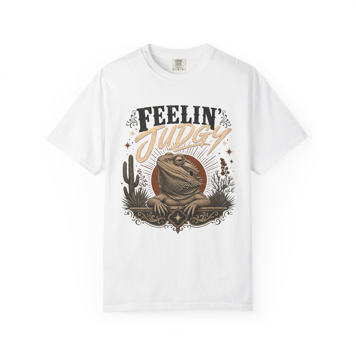 Feelin' Judgy Bearded Dragon Graphic T-Shirt