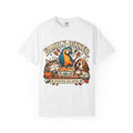 Family Dinner Everyone Has Notes Funny Thanksgiving T-Shirt | Cat Parrot and Beagle Pet Lover Tee | Comfort Colors 1717 Garment-Dyed Unisex Shirt | Fall Family Gift
