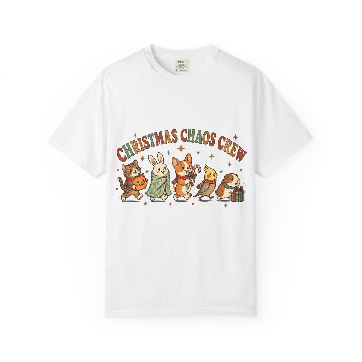 Christmas Chaos Crew Funny Pet Christmas Shirt