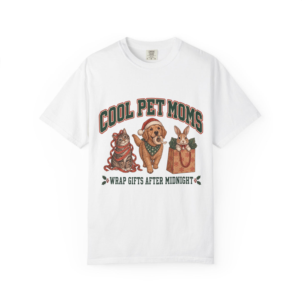 Cool Pet Moms Wrap Gifts After Midnight Christmas Shirt