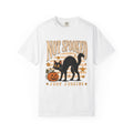 Not Spooked Just Judging Shirt | Funny Black Cat Halloween Comfort Colors Tee | Retro Sunset Halloween Cat T-Shirt | Sassy Cat Halloween Shirt