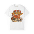 Table Manners Never Heard of Them Shirt, Funny Orange Cat Thanksgiving Tee, Retro Tabby Cat Mom Gift, Comfort Colors Fall Cat Lover T-Shirt