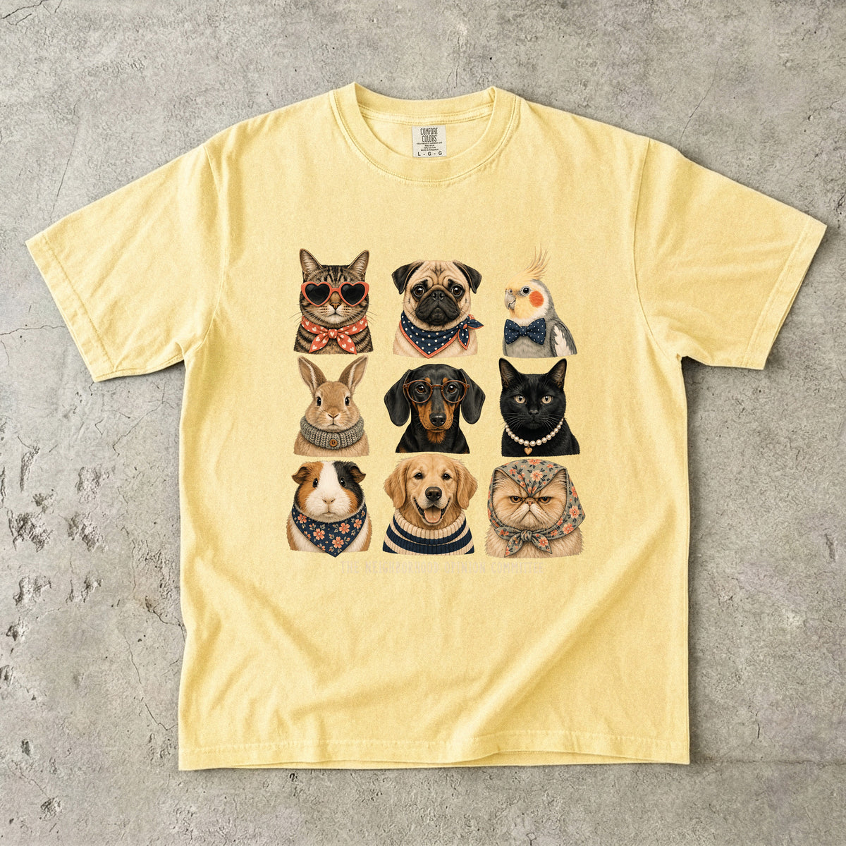 The Neighborhood Opinion Committee Funny Pet Portrait T-Shirt