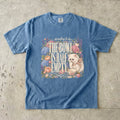 According To Her The Bowl Is Half Empty Funny Cat T-Shirt