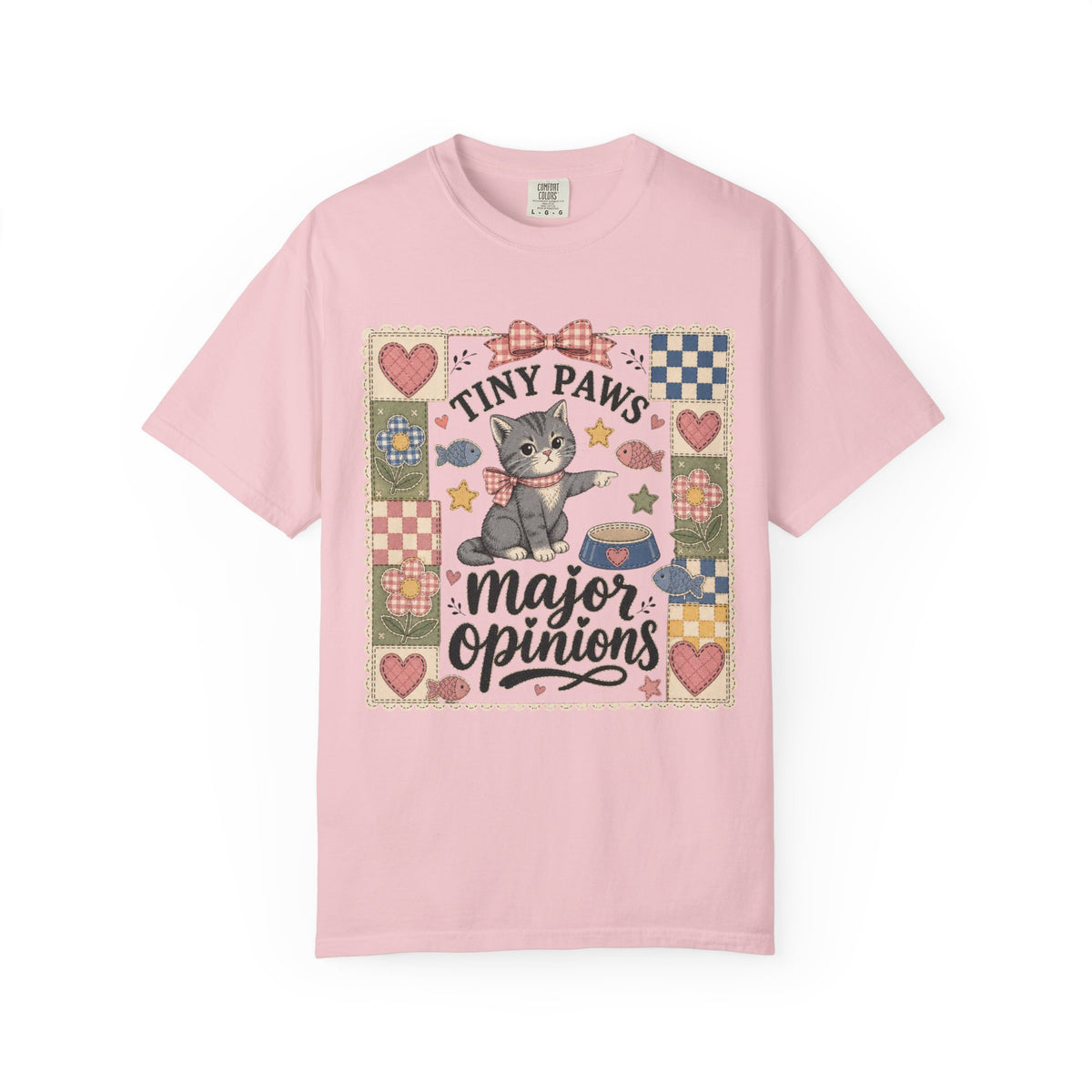 Tiny Paws Major Opinions T-Shirt