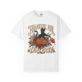 Thankful For The Exit Shirt, Funny Black Cat Thanksgiving Tee, Sarcastic Introvert Fall Floral Shirt, Comfort Colors Cat Mom Gift