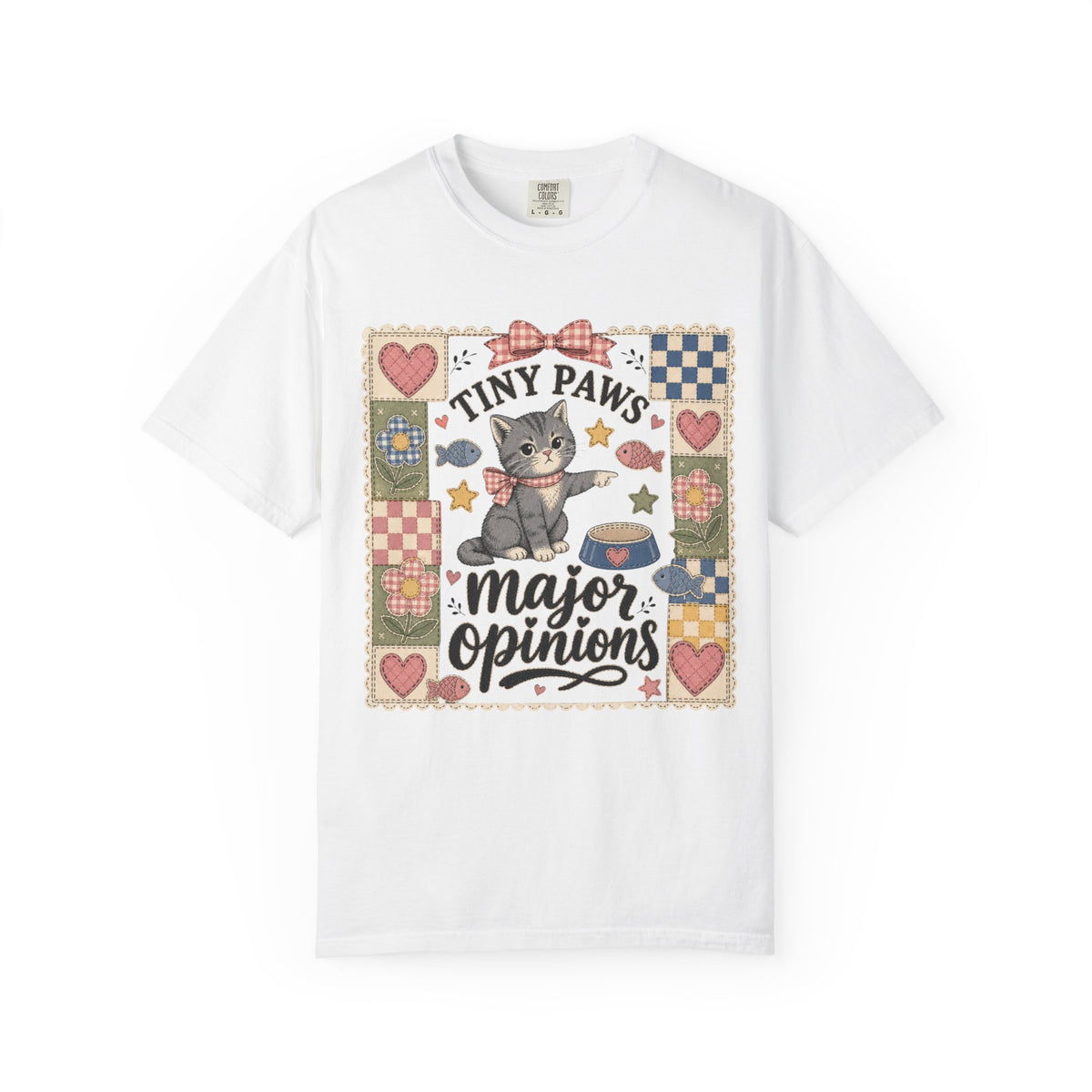 Tiny Paws Major Opinions T-Shirt