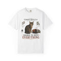 Common House Cat Known To Deny Everything Funny Cat Shirt | Vintage Scientific Field Guide Tabby Cat Tee | Funny Cat Mom Shirt