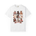 Cute Christmas Cat Shirt - Festive Grumpy Cats Coquette Tee