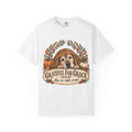 Grateful for Grace Also for Table Scraps Funny Thanksgiving Dog T-Shirt | Golden Retriever Lab Fall Tee | Comfort Colors 1717 Garment-Dyed Unisex Shirt | Dog Mom Gift